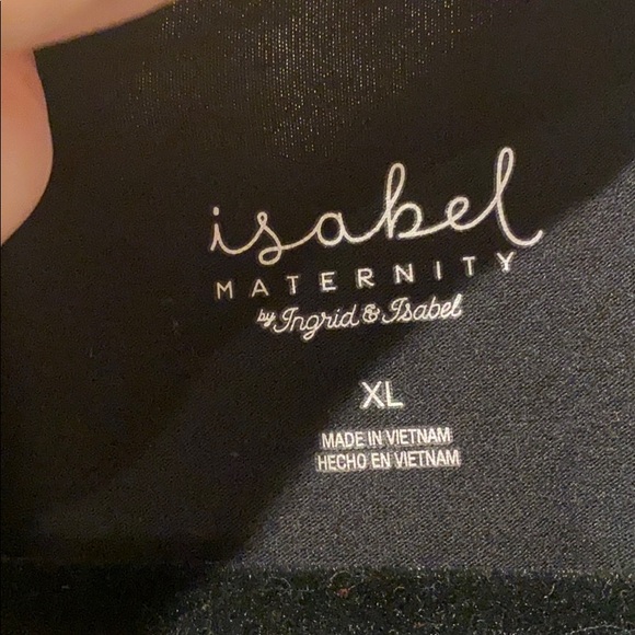 Solid Black Ruched Maternity Dress - Picture 2 of 2